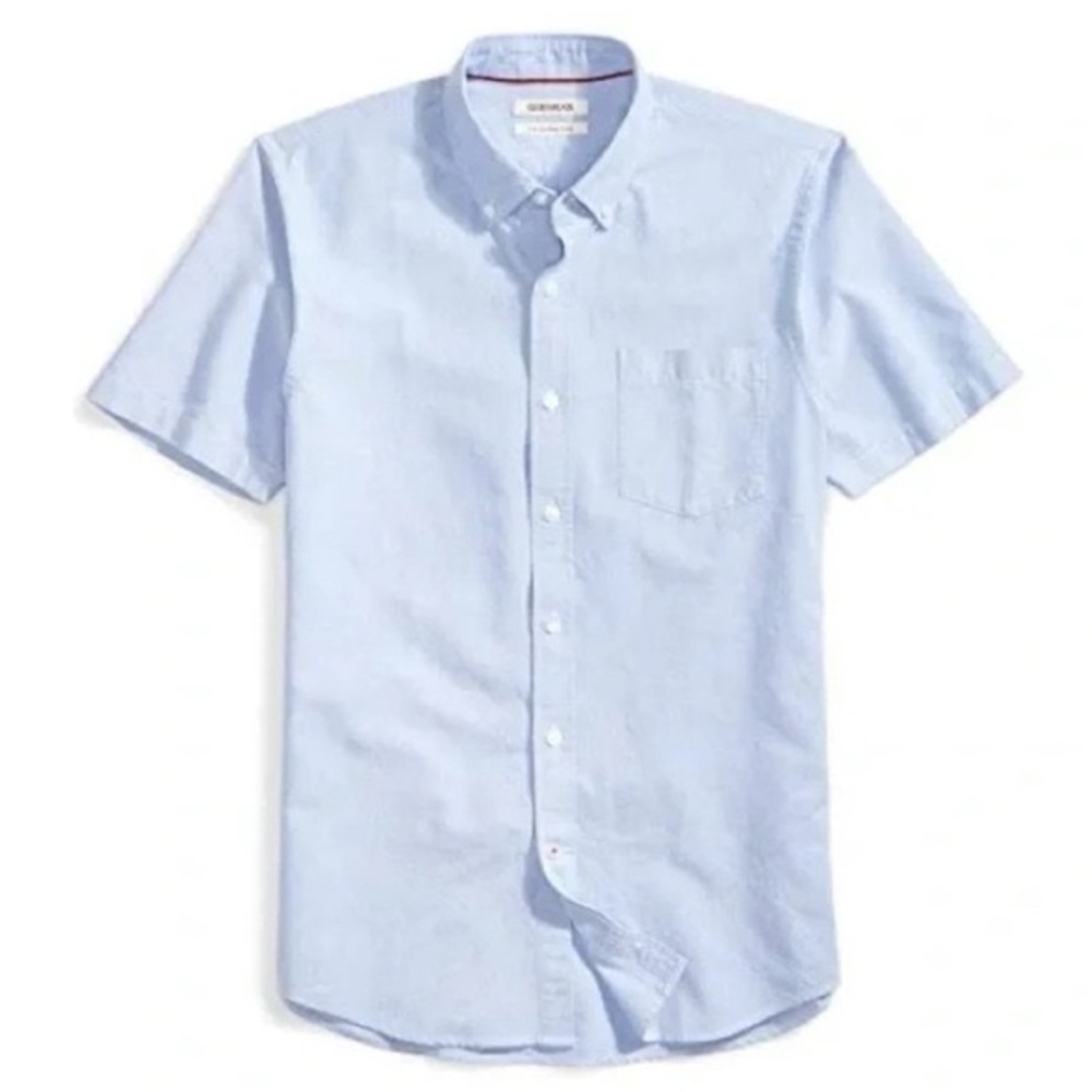 Goodthreads Men's Sky Blue Casual Button Down Shirt